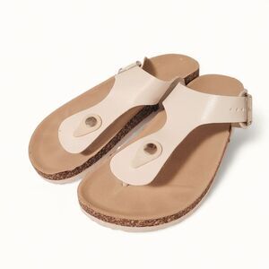 Streetwear Society White Thong Sandals